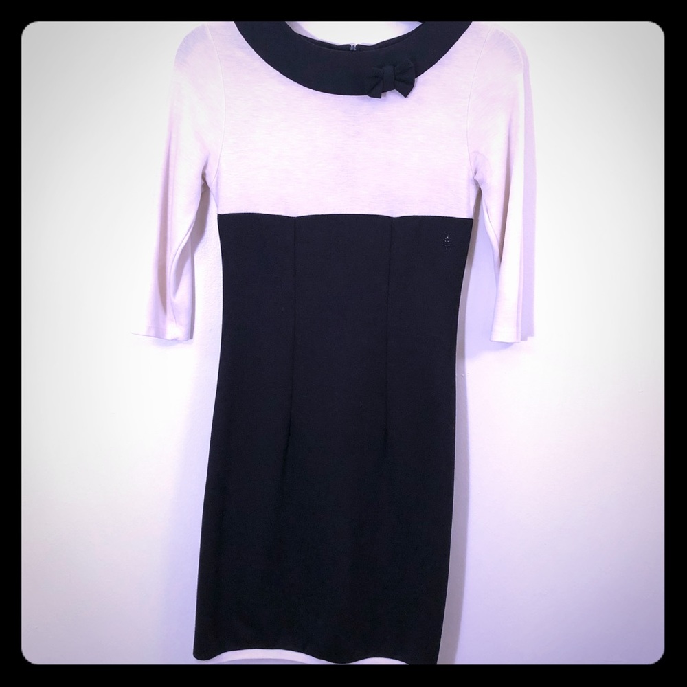 Sophisticated Black & white dress S